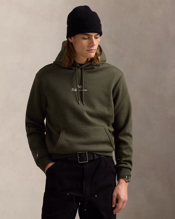 Logo Double-Knit Hoodie