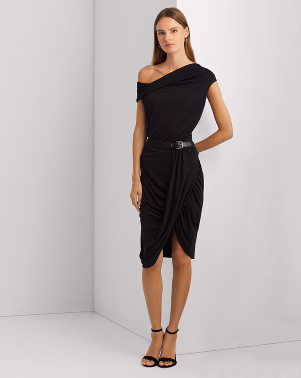 Stretch Jersey Off-the-Shoulder Top