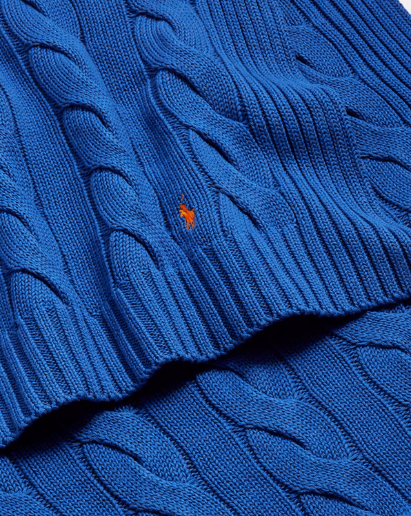 Hanley Cable-Knit Throw Blanket
