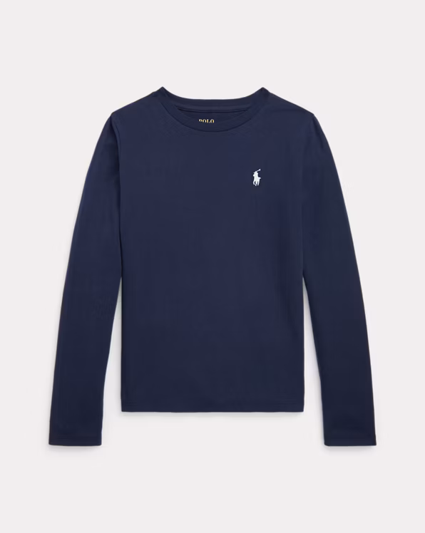 Cotton Jersey Long-Sleeve Tee