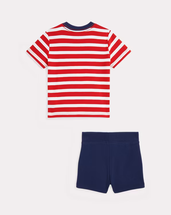 Logo Jersey Tee & French Terry Short Set