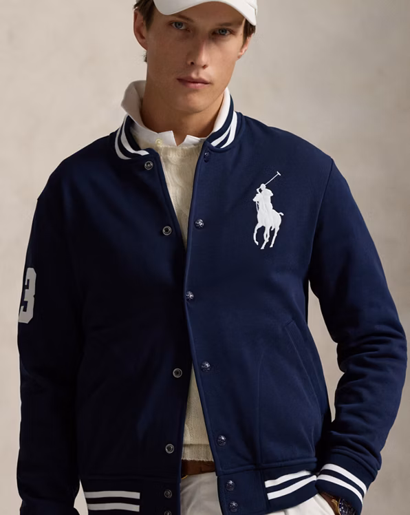 Big Pony Fleece Baseball Jacket