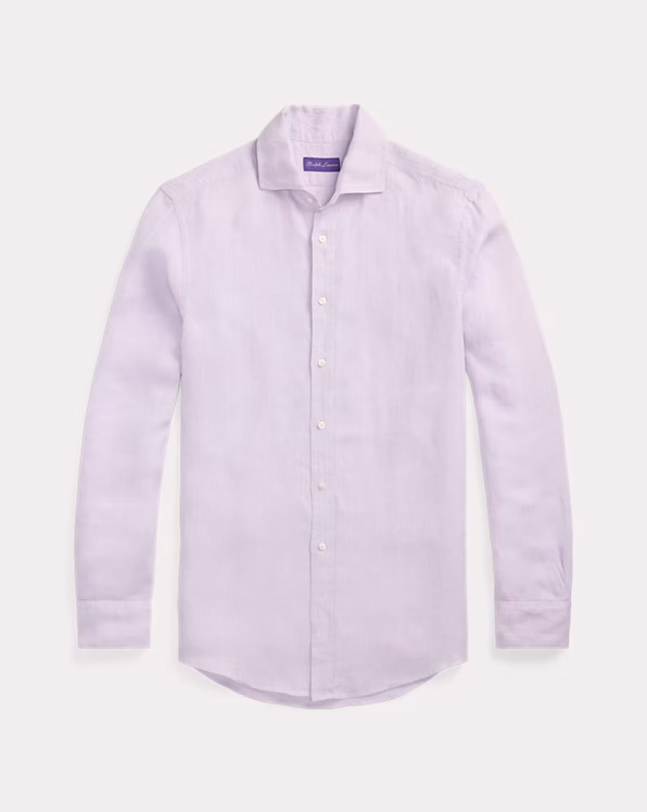 Basket-Weave Linen Shirt