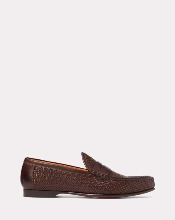 Chalmers Woven Leather Penny Loafer