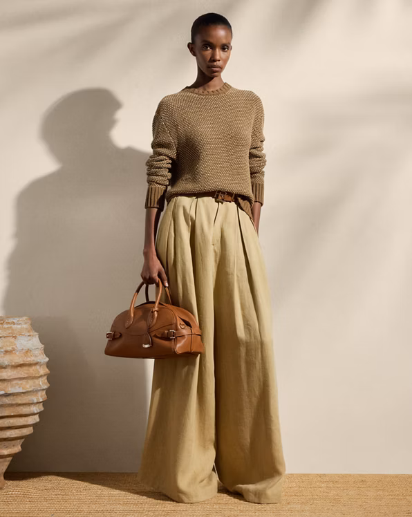 Silk Birdseye Crewneck Jumper