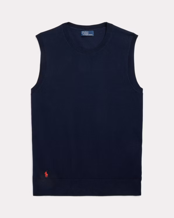 Sleeveless Crewneck Jumper