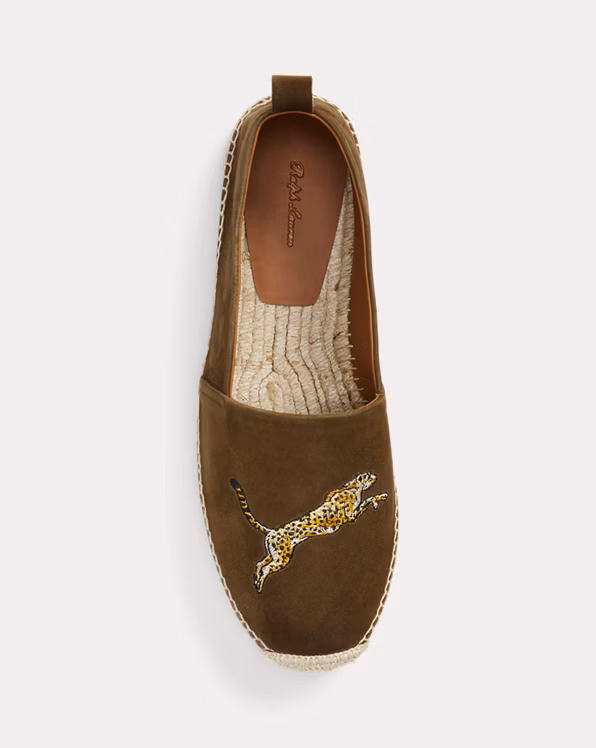 Bosworth Embroidered Suede Espadrille