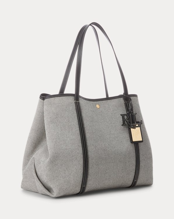 Canvas & Leather Large Emerie Tote