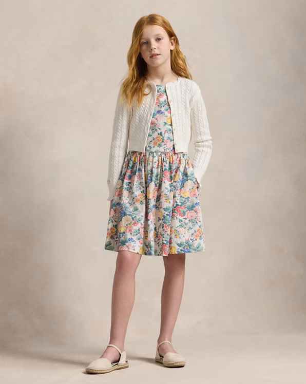 Pointelle-Knit Cotton Cardigan