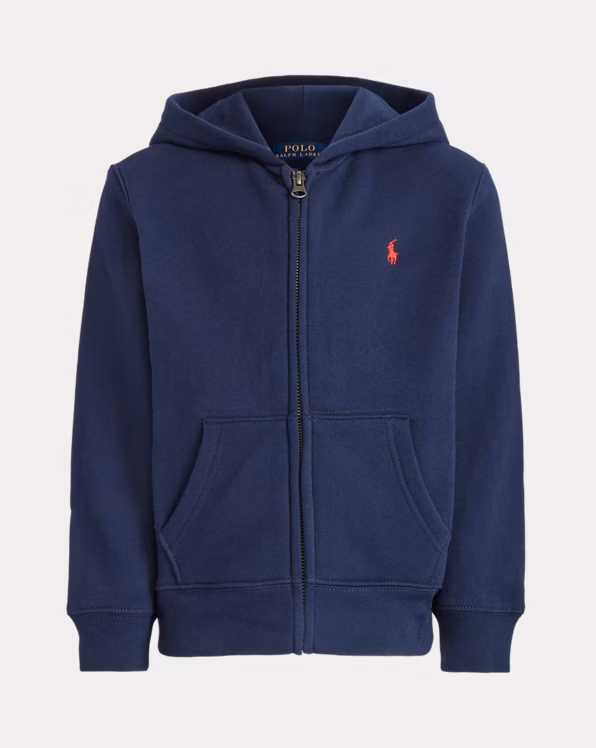Cotton-Blend-Fleece Hoodie