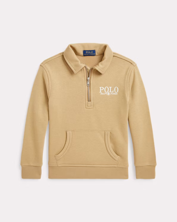 Logo French Terry Collared Sweatshirt