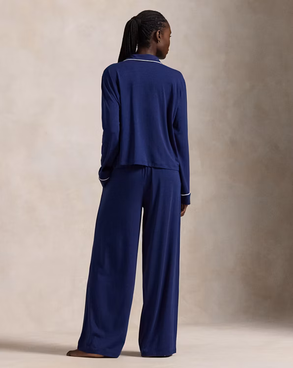 Long-Sleeve Jersey Pyjama Set