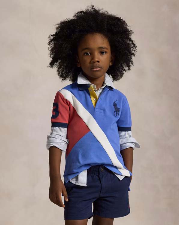 Big Pony Cotton Mesh Polo Shirt