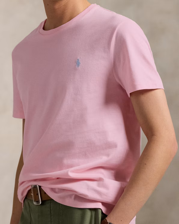 Custom Slim Fit Jersey Crewneck T-Shirt