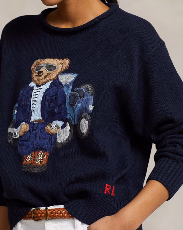 Polo Bear Cotton Jumper