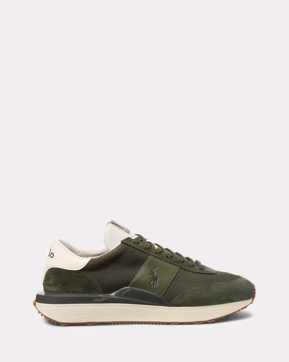 Train 89 Suede-Panelled Trainer