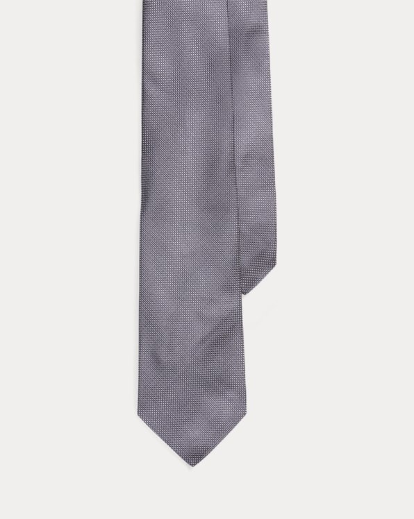 Pin Dot Silk Narrow Tie
