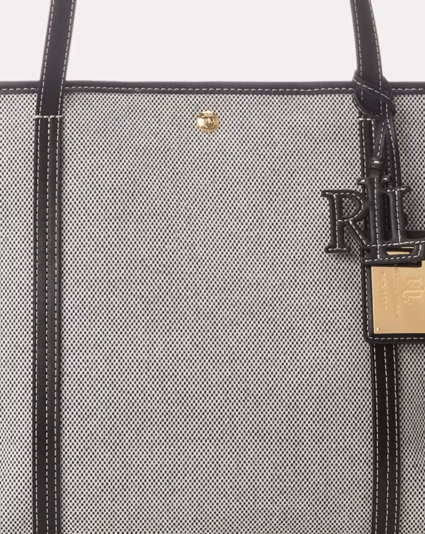 Canvas & Leather Large Emerie Tote