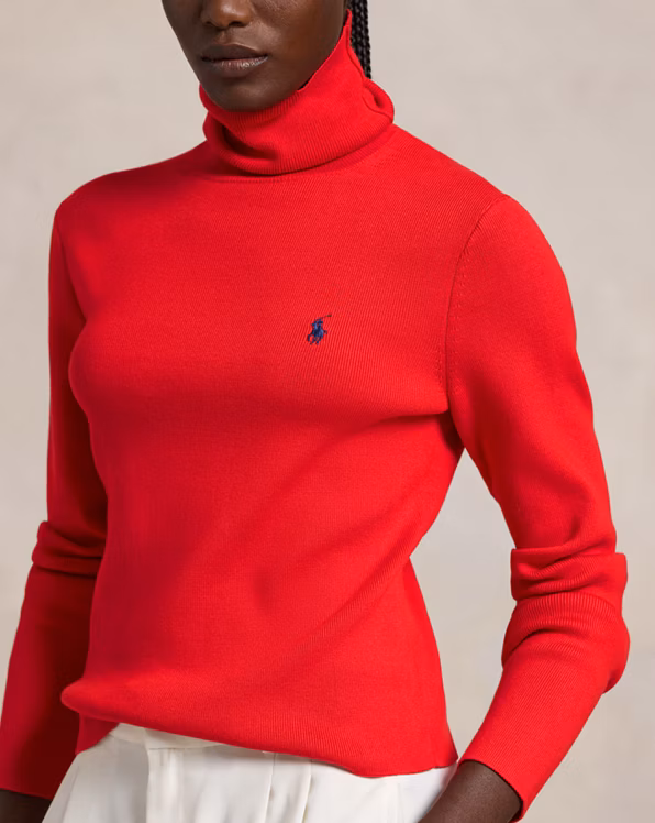 Cotton-Blend Rollneck