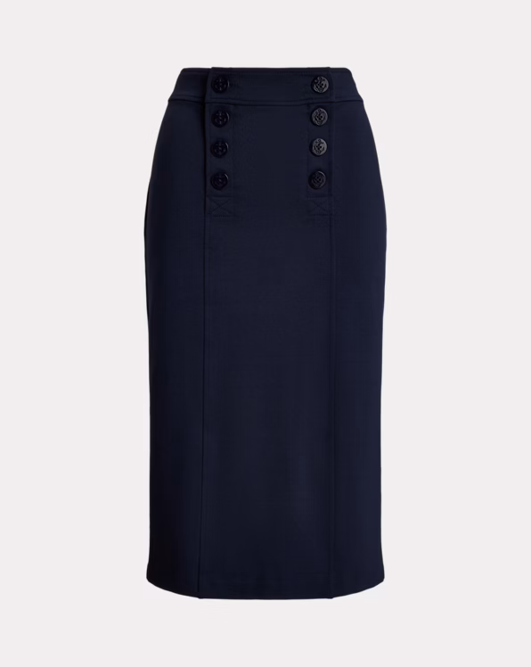 Ponte Sailor Pencil Skirt