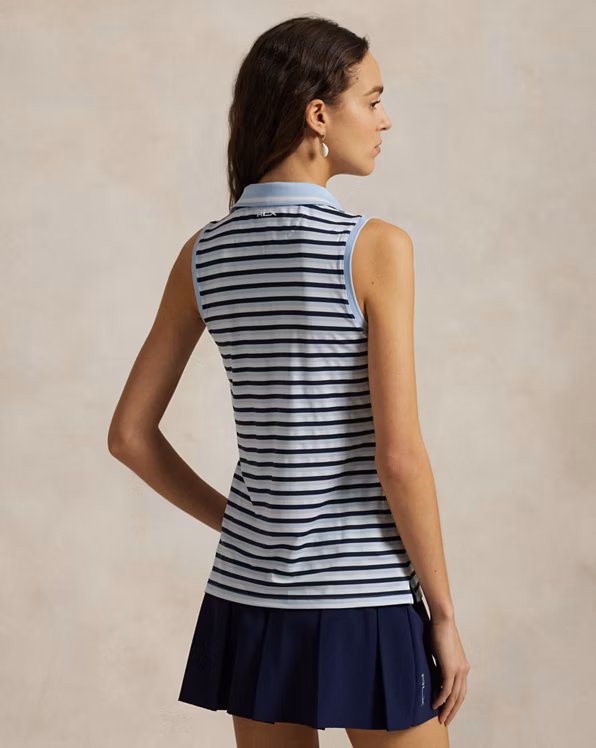 Tailored Fit Sleeveless Polo Shirt