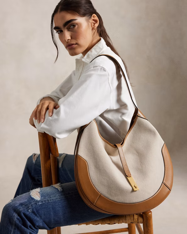 Polo ID Canvas Medium Shoulder Bag