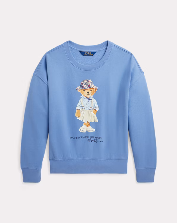 Polo Bear Fleece Boxy Sweatshirt