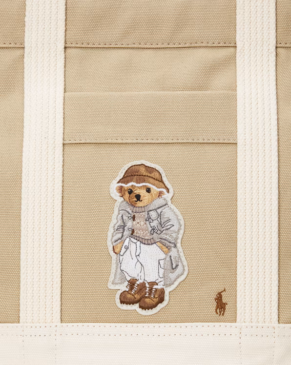 Polo Bear Canvas Medium Tote