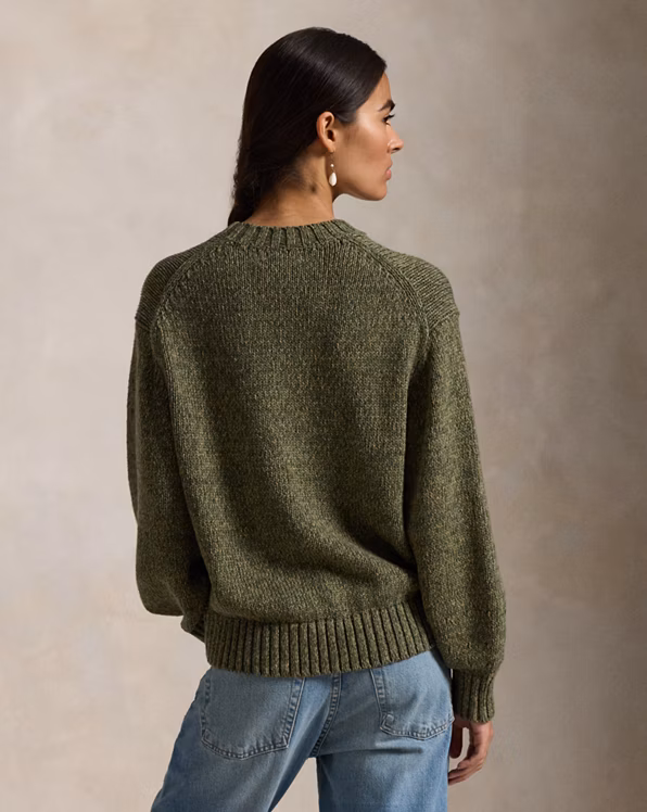 Logo Cotton Crewneck Jumper