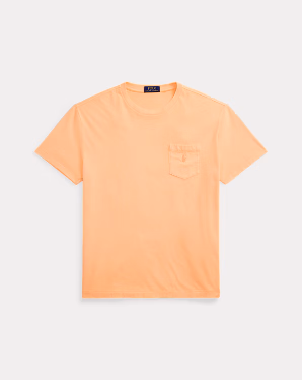 Custom Slim Mineral-Dyed Pocket T-Shirt