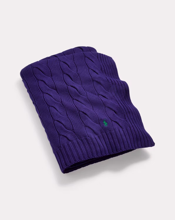 Hanley Cable-Knit Throw Blanket
