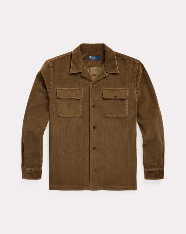 Classic Fit Corduroy Camp Shirt