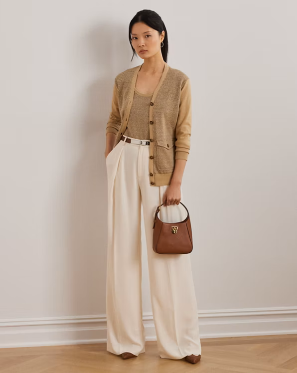 Herringbone & Jersey Jumper Tank Top