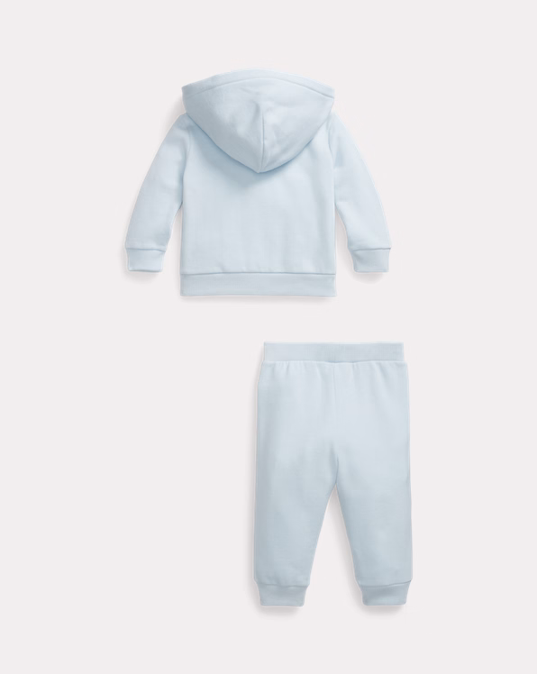 Fleece Full-Zip Hoodie and Trouser Set