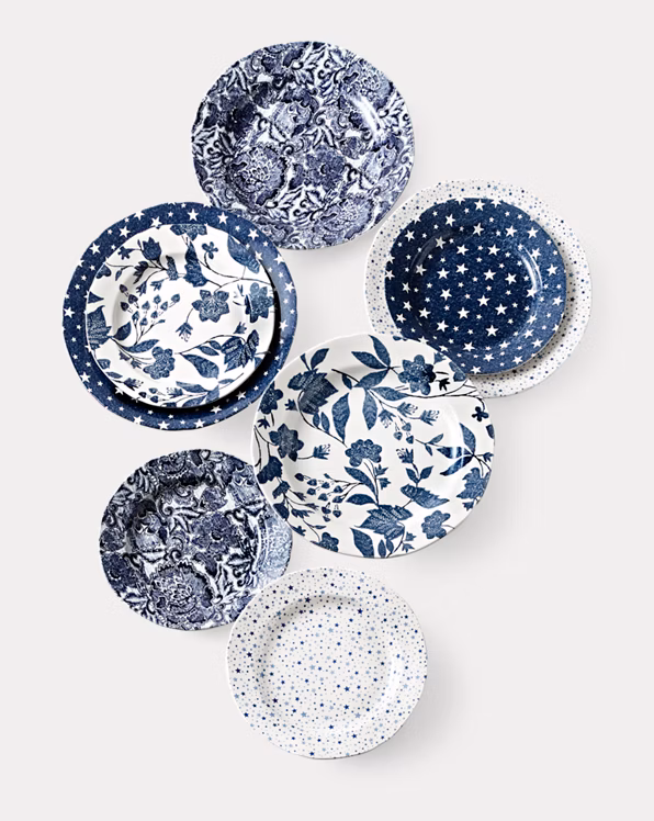 Faded Peony Pasta Bowl