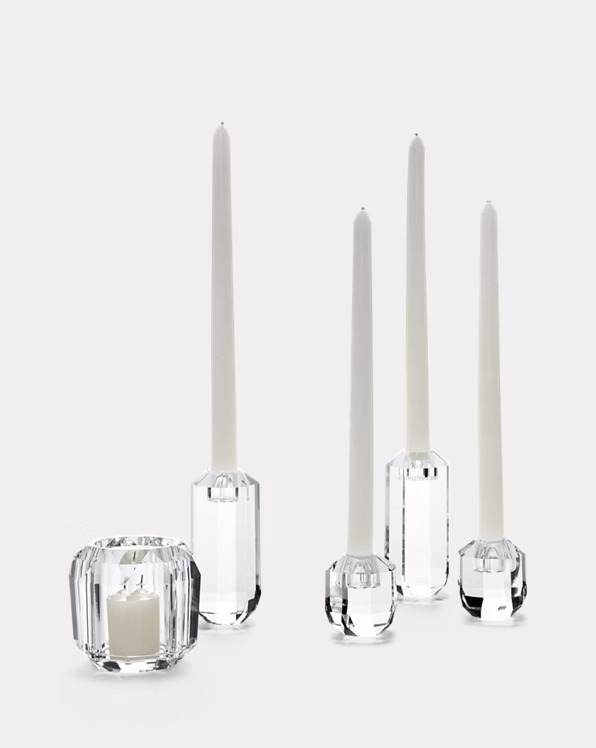 Leigh Faceted Crystal Votive