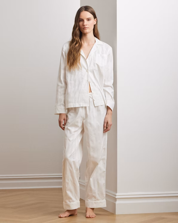 Shadow Stripe Cotton Sleep Set