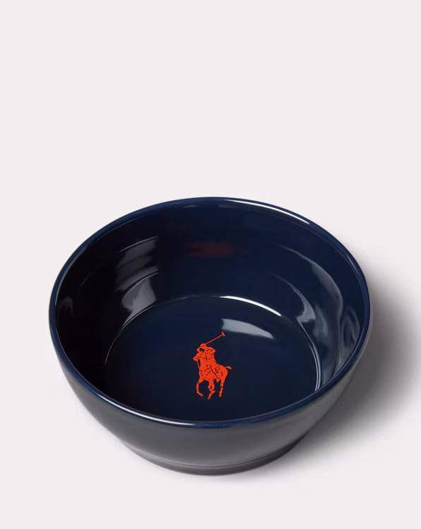 Large Porcelain Dog Bowl