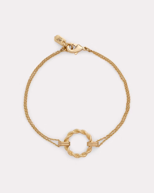 Gold-Plated Layered Flex Bracelet