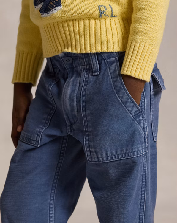 Reverse-Sateen Trouser