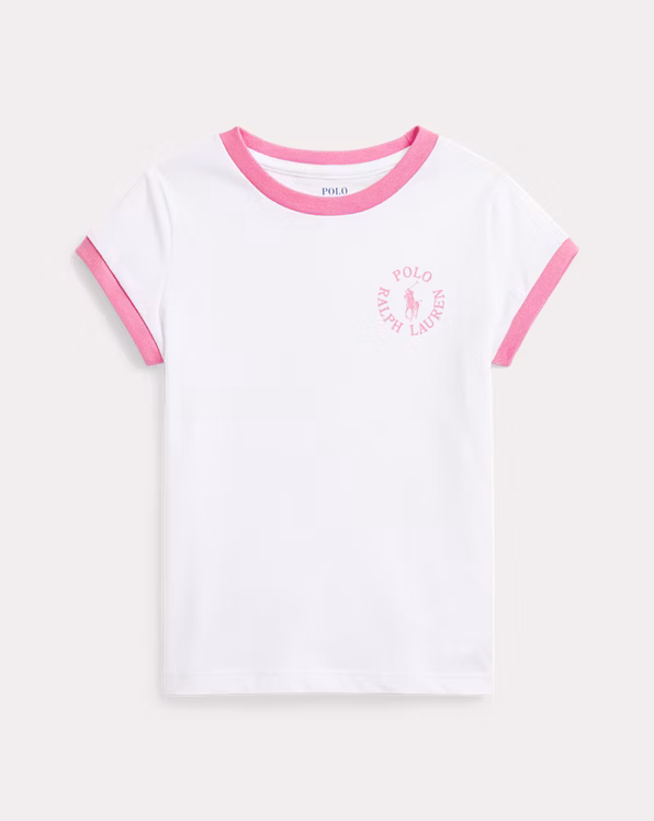 Big Pony Logo Cotton Jersey T-Shirt