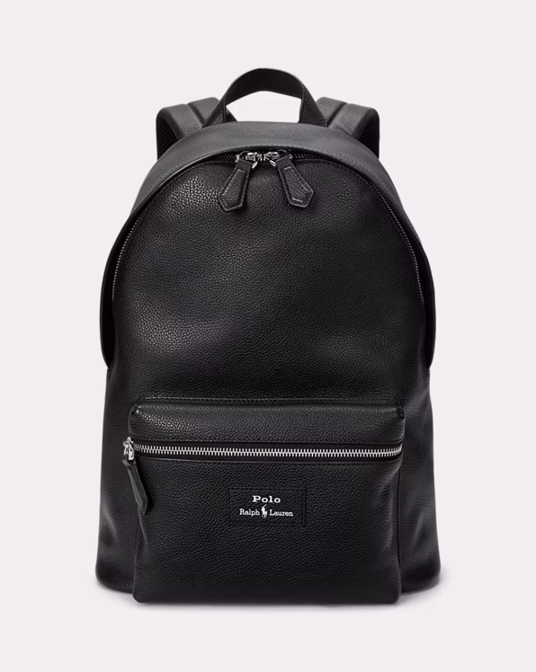 Pebbled Leather Backpack