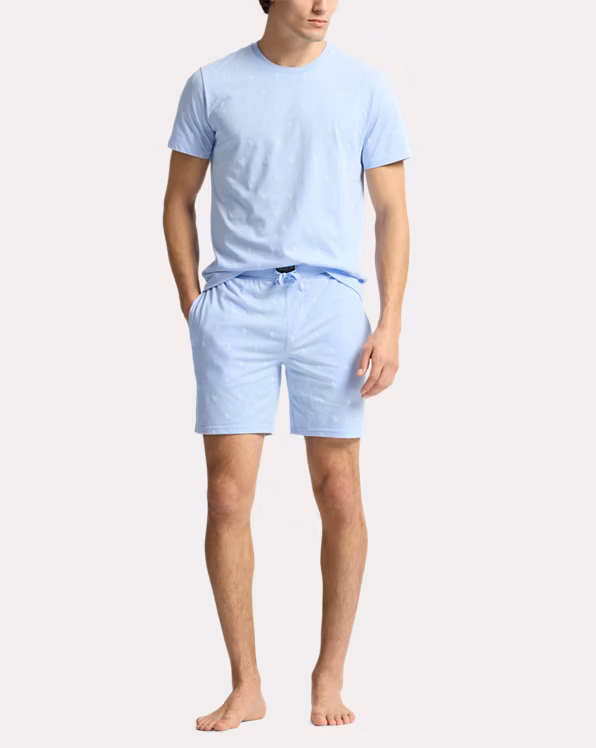 Allover Pony Cotton Jersey Sleep Shirt