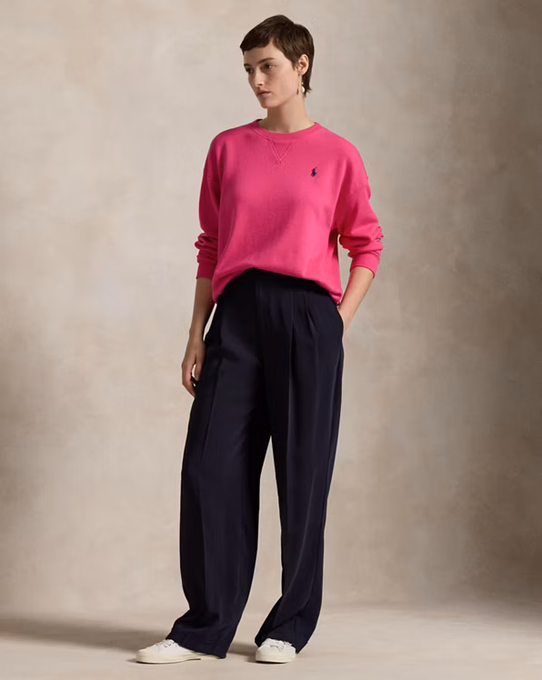 Lightweight Fleece Crewneck Pullover