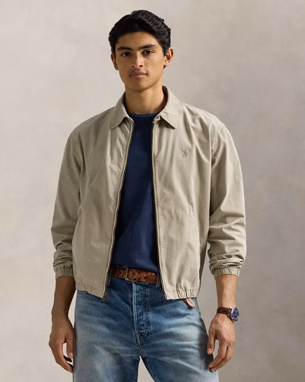 The Bayport Mineral-Dyed Poplin Jacket