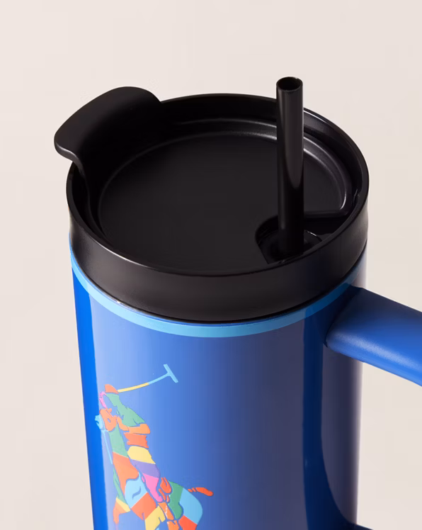 Big Pony Water Bottle & Straw