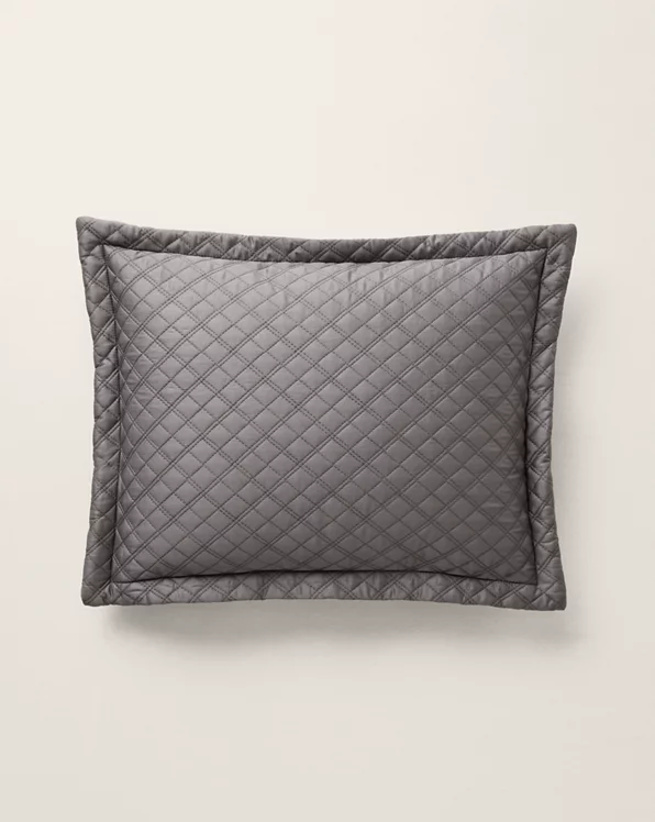 Argyle Sateen Throw Pillow