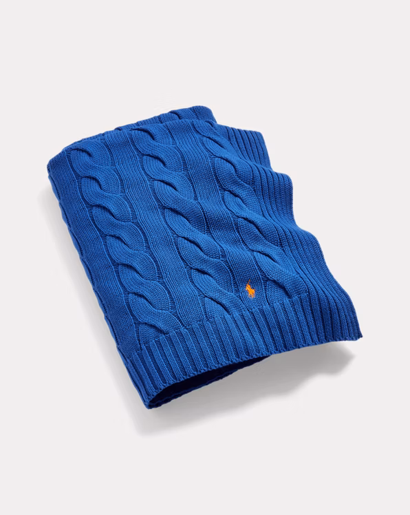 Hanley Cable-Knit Throw Blanket