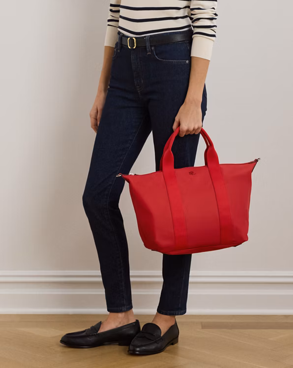 Nylon Extra-Large Stevie Zip Tote Bag