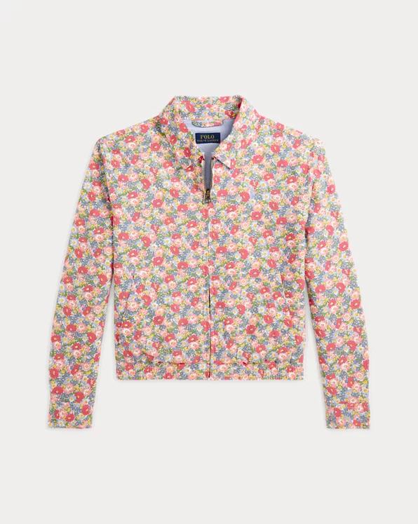 Floral Linen-Cotton Jacket